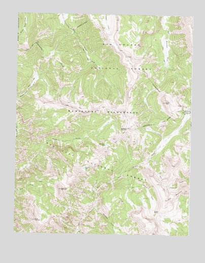 Palomino Mountain, CO USGS Topographic Map