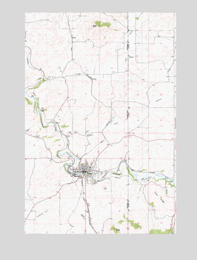 Palouse, WA USGS Topographic Map