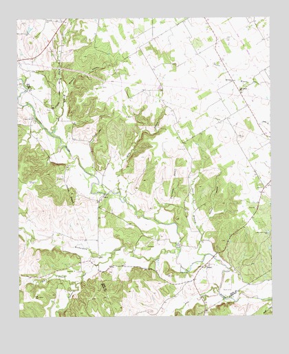 Paluxy, TX USGS Topographic Map