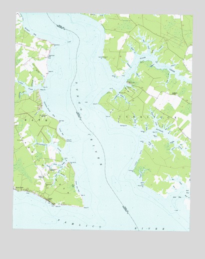 Pamlico Beach, NC USGS Topographic Map