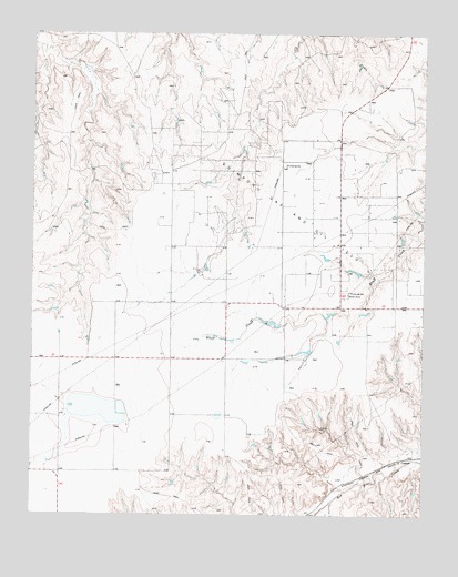 Pampa NE, TX USGS Topographic Map