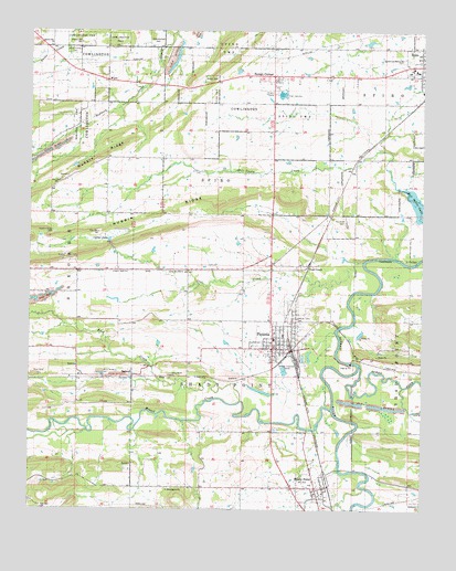 Panama, OK USGS Topographic Map