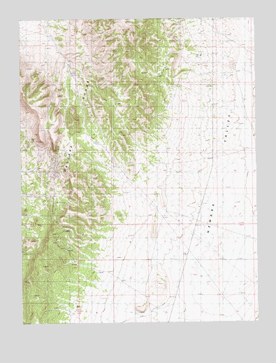 Pancake Summit SW, NV USGS Topographic Map