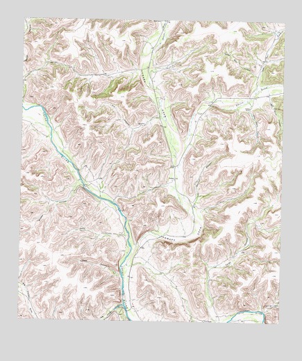 Pandale, TX USGS Topographic Map