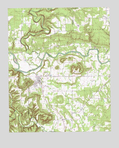 Pangburn, AR USGS Topographic Map