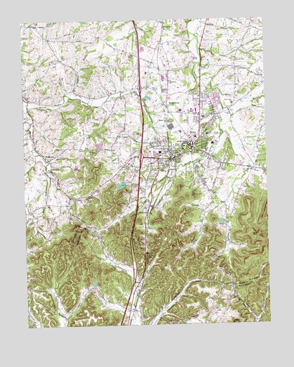 Berea, KY USGS Topographic Map