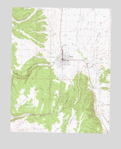 Panguitch, UT USGS Topographic Map