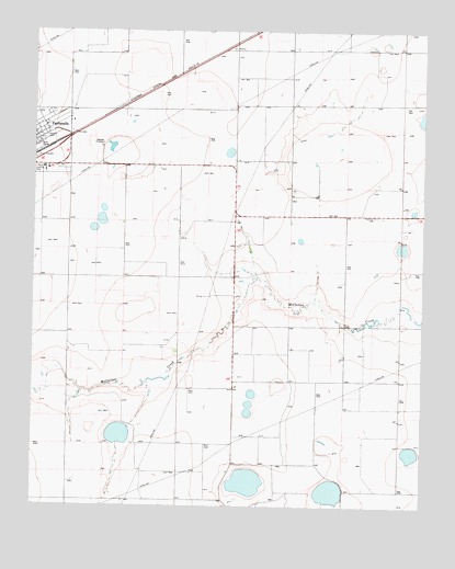 Panhandle East, TX USGS Topographic Map