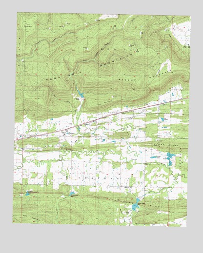 Panola, OK USGS Topographic Map
