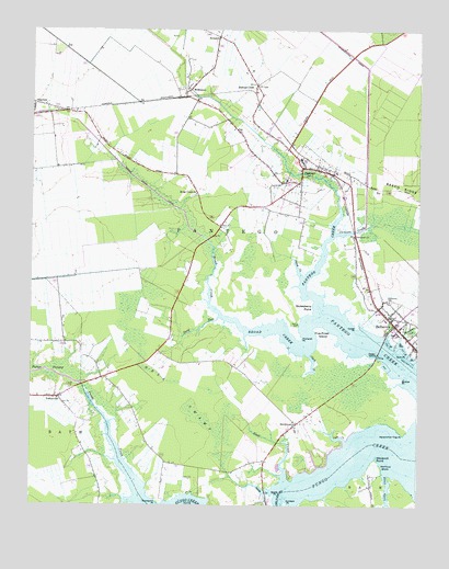 Pantego, NC USGS Topographic Map