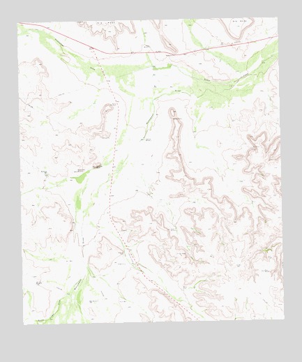 Panther Bluff, TX USGS Topographic Map