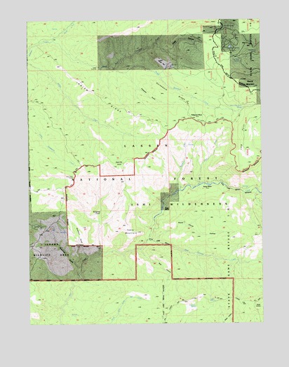 Panther Spring, CA USGS Topographic Map
