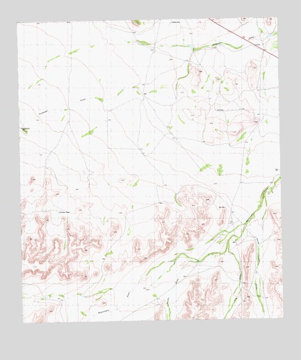 Panther Tank, TX USGS Topographic Map