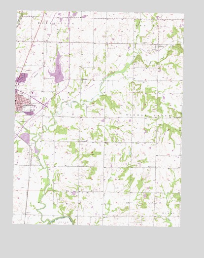 Paola East, KS USGS Topographic Map