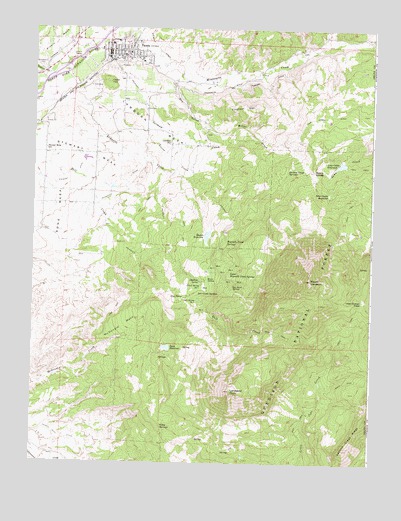 Paonia, CO USGS Topographic Map