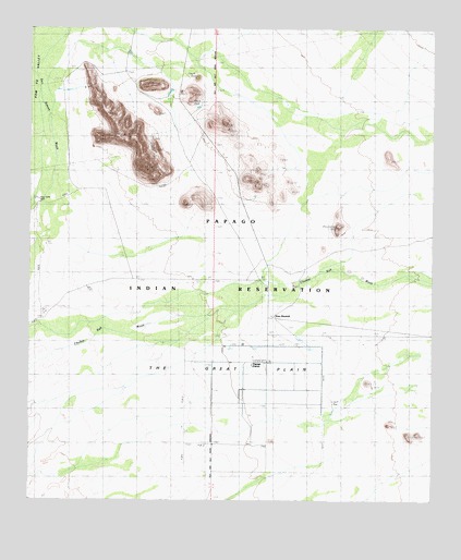 Papago Farms, AZ USGS Topographic Map