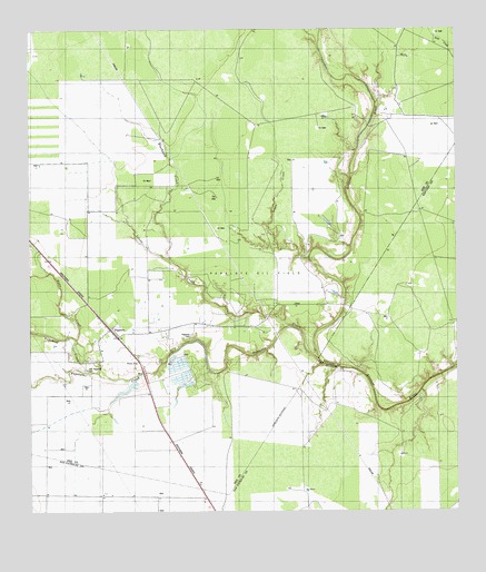 Papalote, TX USGS Topographic Map