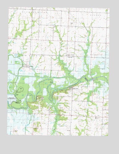 Papinville, MO USGS Topographic Map