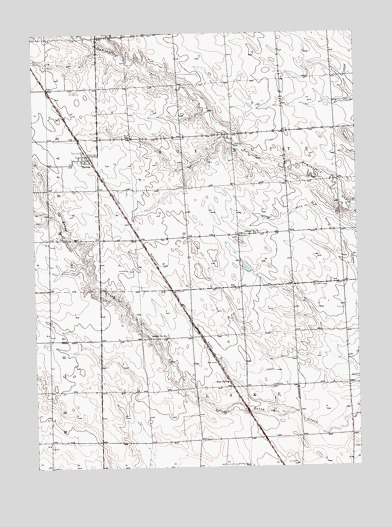 Berea Creek West, NE USGS Topographic Map