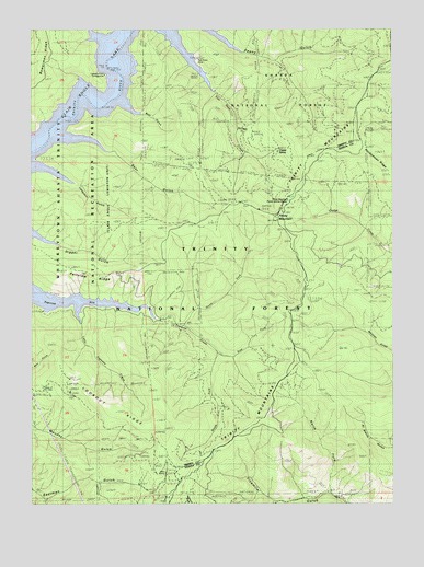 Papoose Creek, CA USGS Topographic Map
