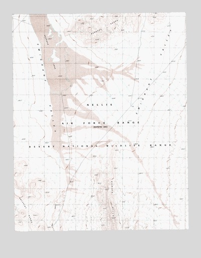 Papoose Lake, NV USGS Topographic Map