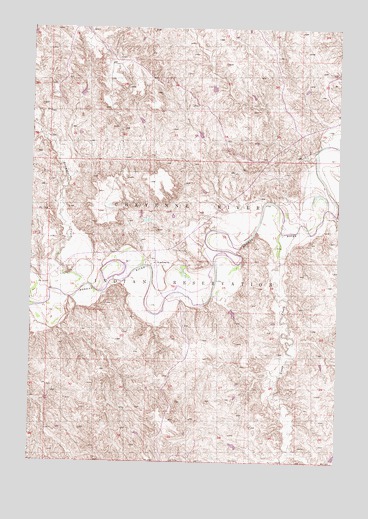 Parade NE, SD USGS Topographic Map