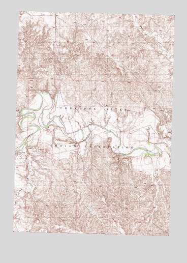 Parade NW, SD USGS Topographic Map