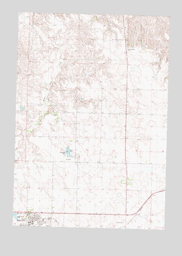 Parade SW, SD USGS Topographic Map