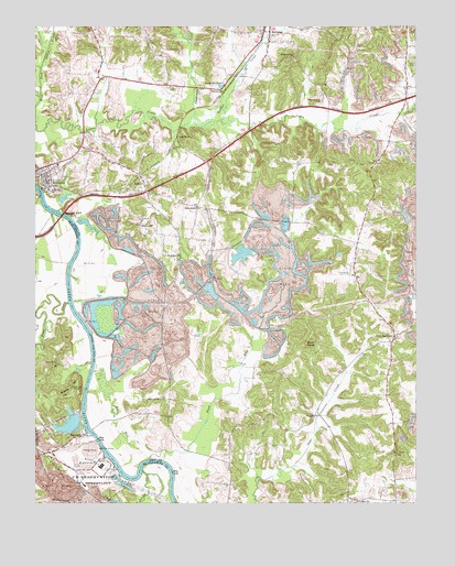 Paradise, KY USGS Topographic Map