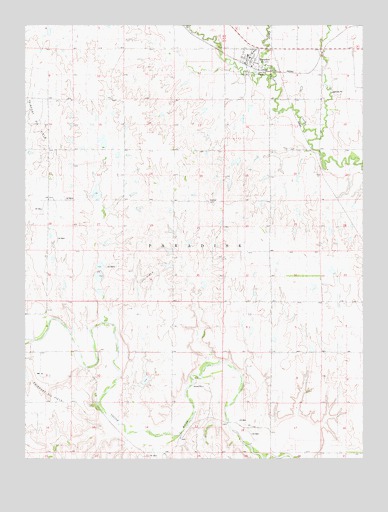 Paradise, KS USGS Topographic Map
