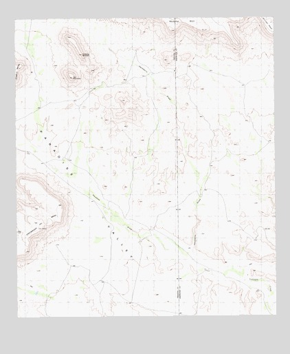 Paradise Draw, TX USGS Topographic Map