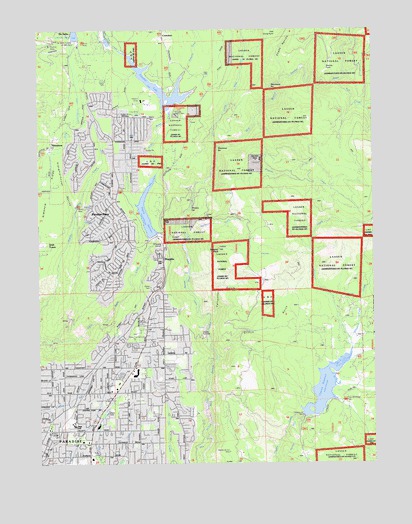 Paradise East, CA USGS Topographic Map