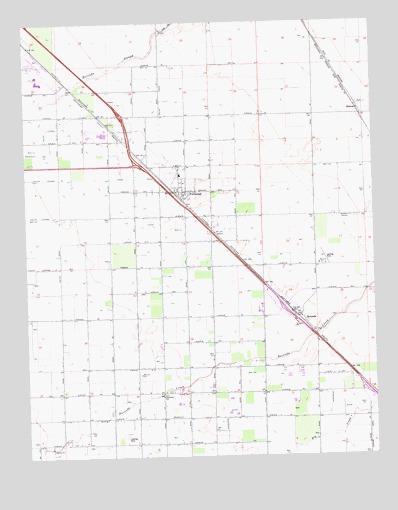 Berenda, CA USGS Topographic Map