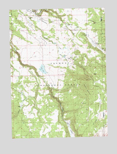 Paradise Mountain, OR USGS Topographic Map