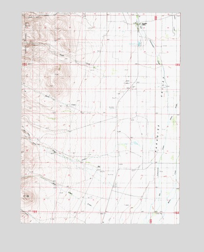 Paradise Valley, NV USGS Topographic Map