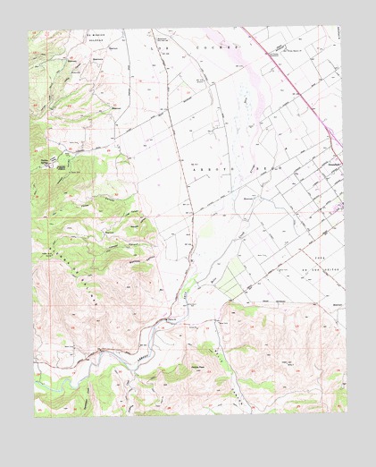 Paraiso Springs, CA USGS Topographic Map