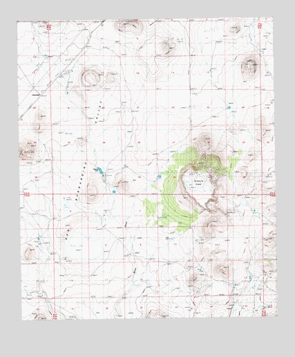 Paramore Crater, AZ USGS Topographic Map
