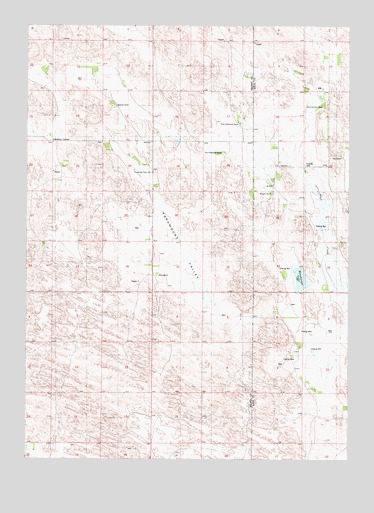 Paramount Valley, NE USGS Topographic Map