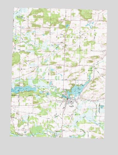 Pardeeville, WI USGS Topographic Map