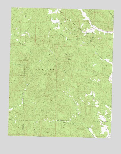 Pargin Mountain, CO USGS Topographic Map