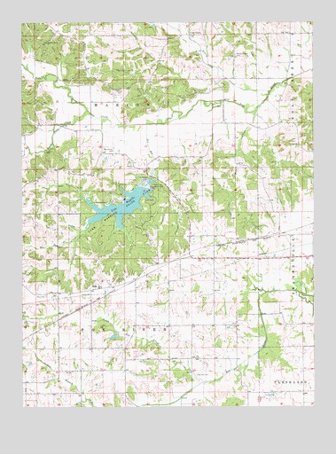 Paris, IA USGS Topographic Map