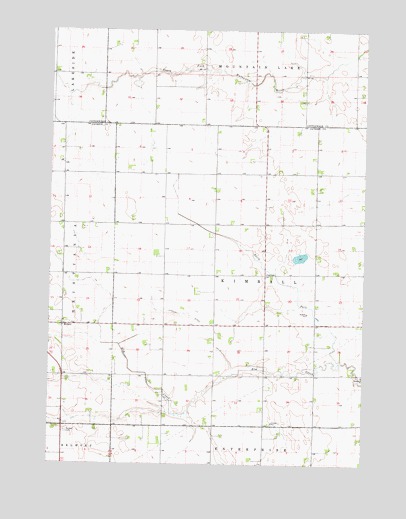 Bergen, MN USGS Topographic Map