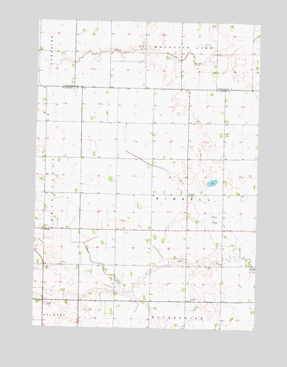 Bergen, MN USGS Topographic Map