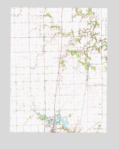 Paris North, IL USGS Topographic Map