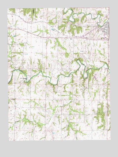 Paris West, MO USGS Topographic Map