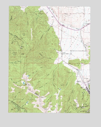 Park City West, UT USGS Topographic Map
