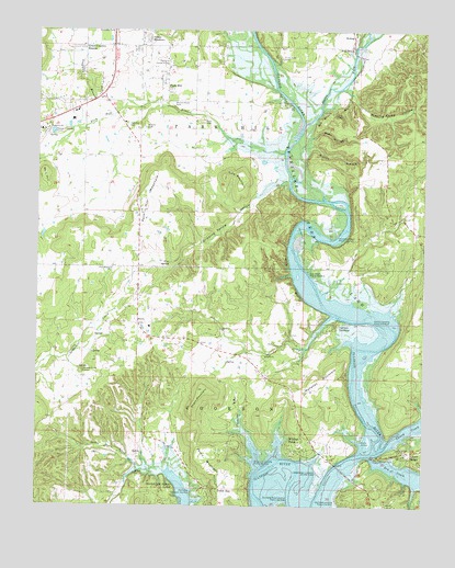 Park Hill, OK USGS Topographic Map
