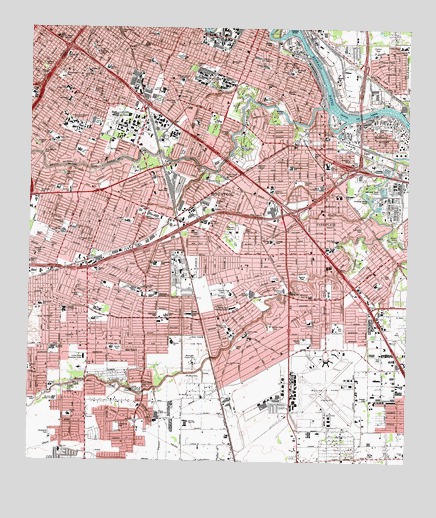 Park Place, TX USGS Topographic Map