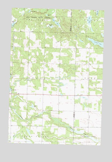 Park Rapids NW, MN USGS Topographic Map