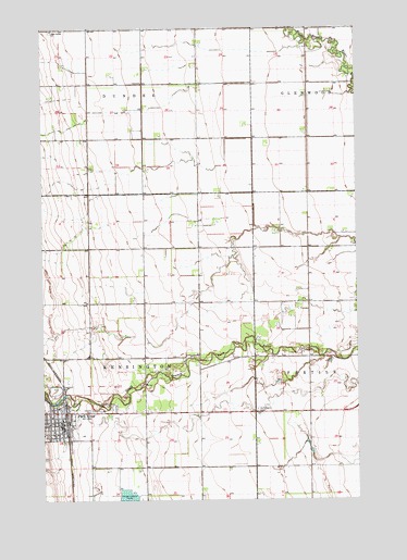 Park River, ND USGS Topographic Map